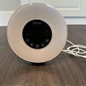 hOme Labs sunrise alarm clock, radio,nature sounds,led